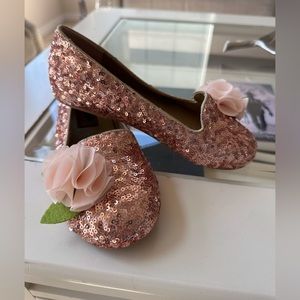 JoyFolie Sequined Shoes sz 2